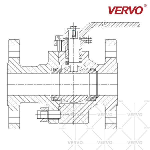 DN25 Ball Valve Fire Safe API607 Ball Valve Forged Stainless Steel F316 Flange Ball Valve 1 Inch Ball Valve