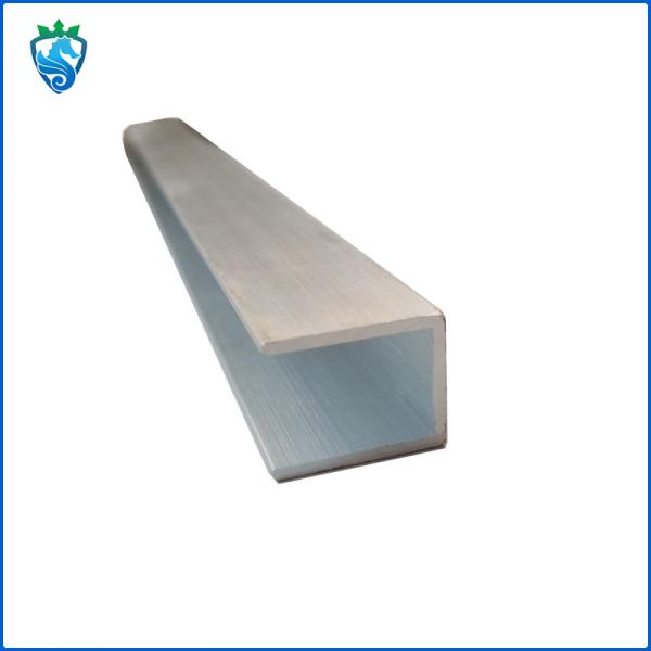 Railing Aluminum Handrail Profile Frameless U - Shaped Floor Card Slot 6060