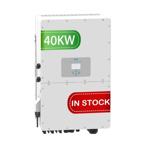 Hot Sale in EU Deye 40KW Hybrid Home System 3 Phase High Voltage 40KW Hybrid Solar Inverter Home Solar System