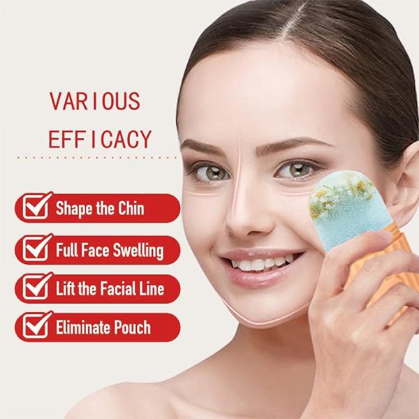 Silicone Facial Ice Roller Cooling Face Roller for Eyes and Neck Customized Color