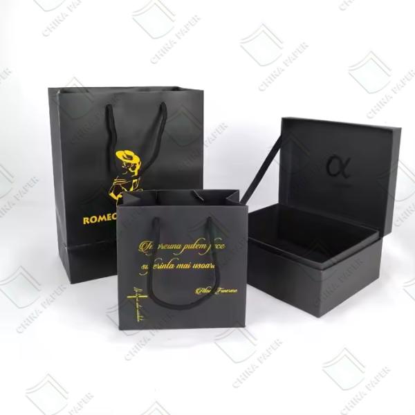 100% Virgin Pulp Black Cardboard High Stiffness 120gsm-450gsm Customizable
