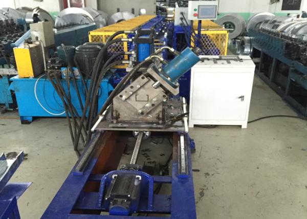 Stud And Track Roll Forming Machine HIgh Speed Steel GI Omega Furring Channel
