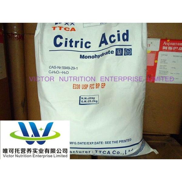 Citric Acid Anhydrous/Monohydrate/Mono for Plaster Customized Request Nutritional Value