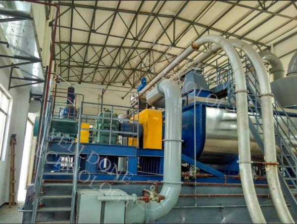 50 / eficiência de secagem térmica do aquecimento de óleo 75% da máquina do secador da lama 60Hz