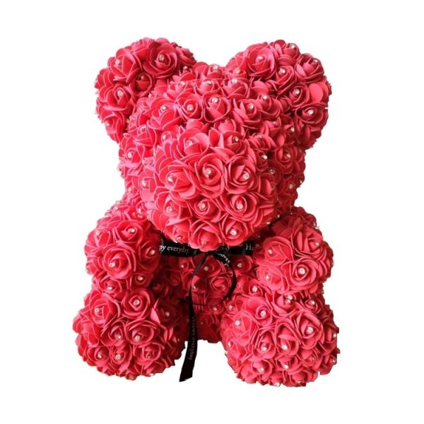 2021 Most Hot Selling Gift 40cm Rose Bear In Gift Box