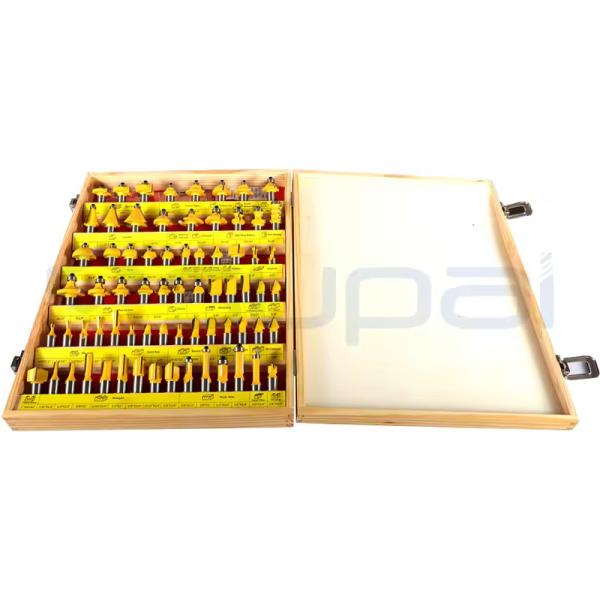 70pcs 1/2 12.7mm シャンク 木工 フレッシング カッター セット トルンステン カービッド 木 ルーター ビット エンド ミル