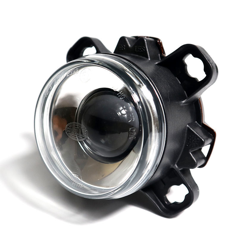 HELLA 90mm Halogen Projector Headlight with High Temperature Resistant Bakelite Socket and Multi-Ear Fixed Bolt Mounting for Bus Low Beam