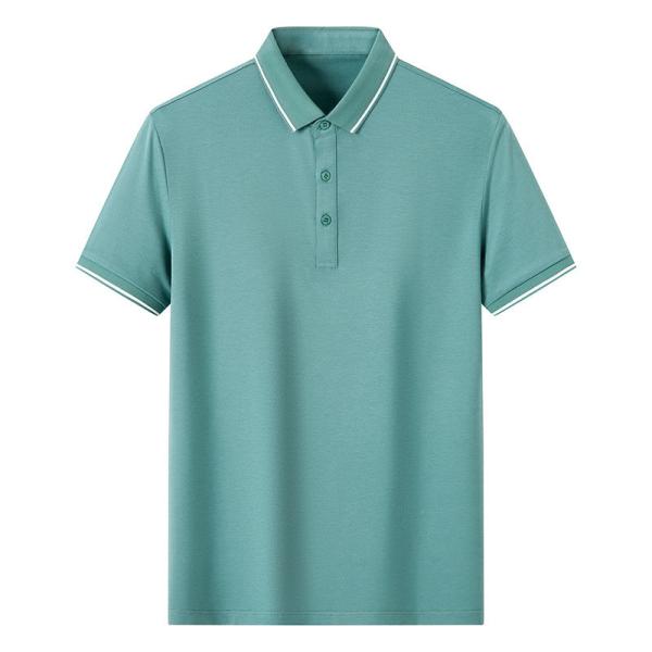 2022 New Casual Trend OEM T Shirts Sports Fitness Lapel POLO Shirt For Men