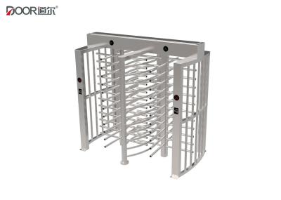 Porta completa de aço inoxidável escovada Sus304 da segurança do torniquete da altura com cartão de Rfid