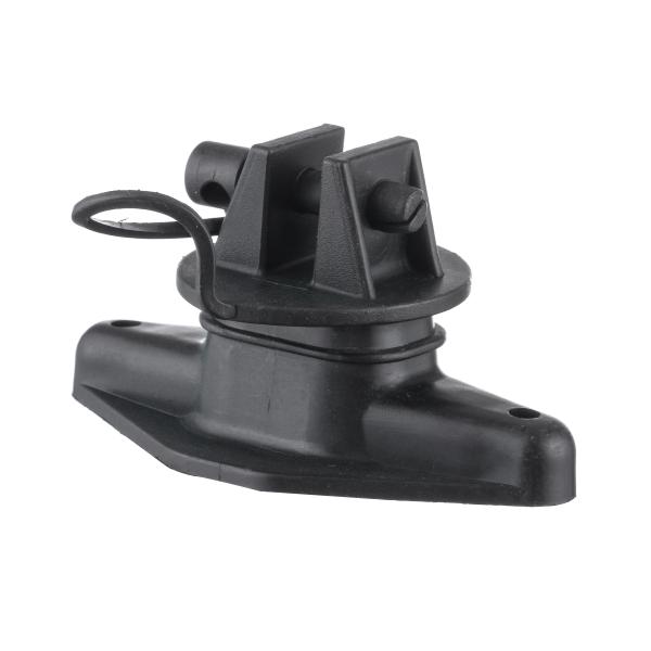 Electric Fence LLDPE 8mm Wire Pinlock Electric Fence Insulators Black Color