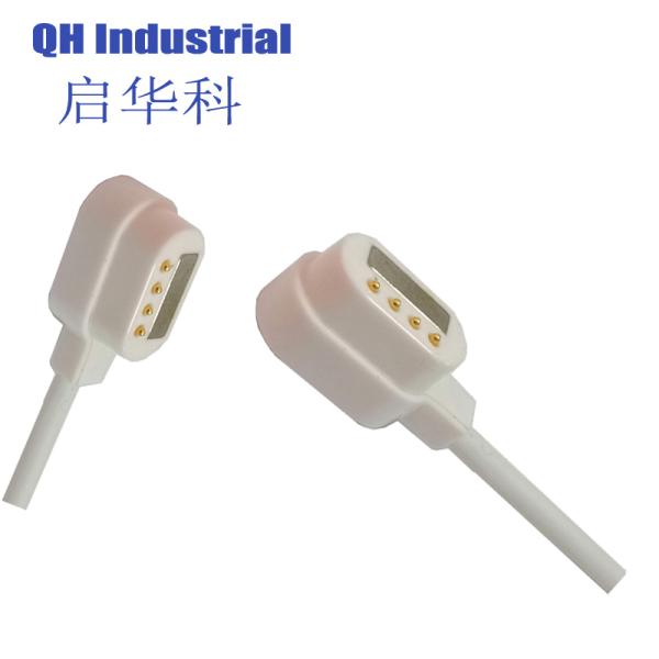 4Pin Czech Repubic PCB Terminal Magnetic Power Connector Smart Device Magnetic Pogo Pin Charger Connector