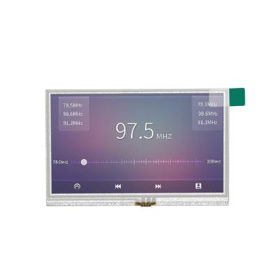 4,3 exposição da definição do lcd 480x272 do tft da polegada com RTP