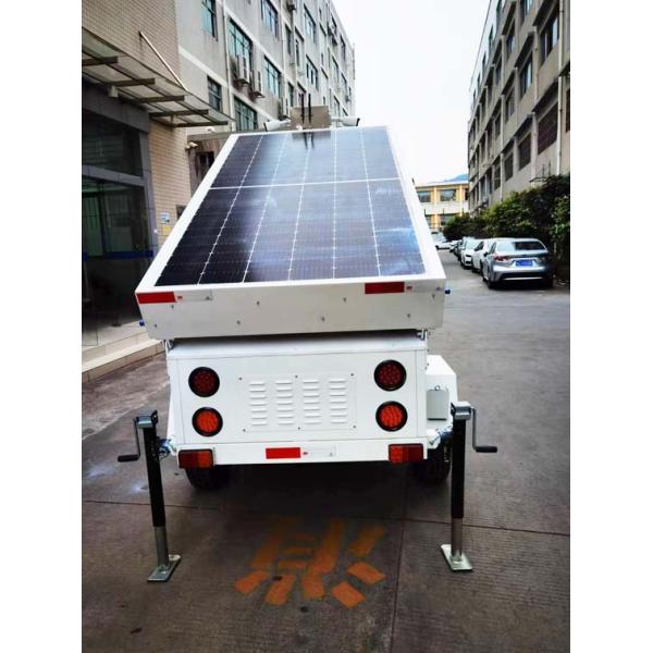 Солнечная камера наблюдения на солнечной камере с электрическим мастом 7 м для наружной безопасности