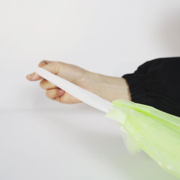 20L Disposable Waste Bag Customed Black Clear And White 100 Counts For Industrial