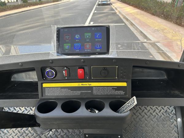 Electric Off Road Golf Buggy Utility Vehicle With Certification And No Less Than 80km Traveling Range 12 Inch Wheel