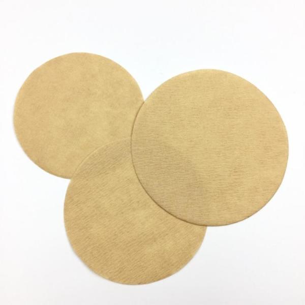 Papel de filtro do café do círculo da polpa de madeira do Virgin para o gotejamento congelado potenciômetros de 64mm Moka