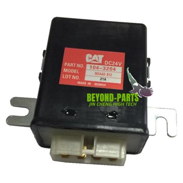 catererpillar 320B Excavator Engine Parts 24V Mechanical Timing Relay M3AAD B12 104-3204 1043204