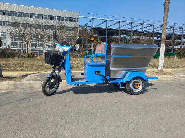 Energy Three Wheeled Garbage Recycling Car for Community Alley Sidewalk Rubbish Collection