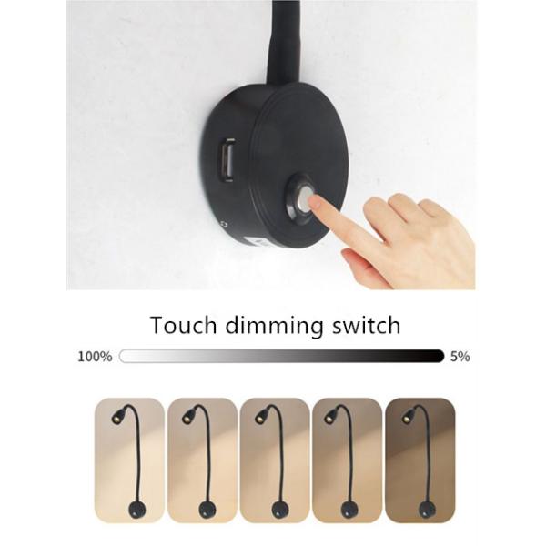 Modern Touch Dimmable 12v/24v Bed Board Wall Lighting LED Wall Lamp for Bedroom Bedside
