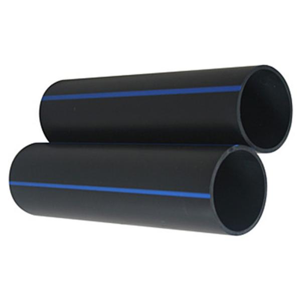 Drainage et eaux d'égout PE100 noir de tuyau d'approvisionnement en eau de HDPE de matière première