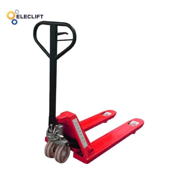 2000 Kg Heavy Duty Manual Pallet Truck With Polyurethane Steering Wheels