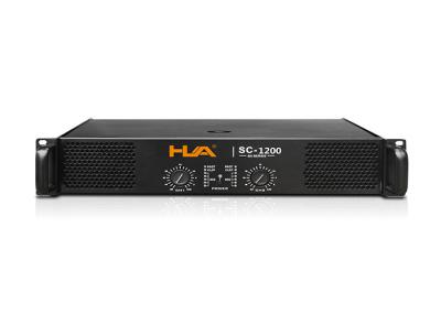 Powered Audio Amplifier Disco Sound System Light Weight Amplifier , Class TD