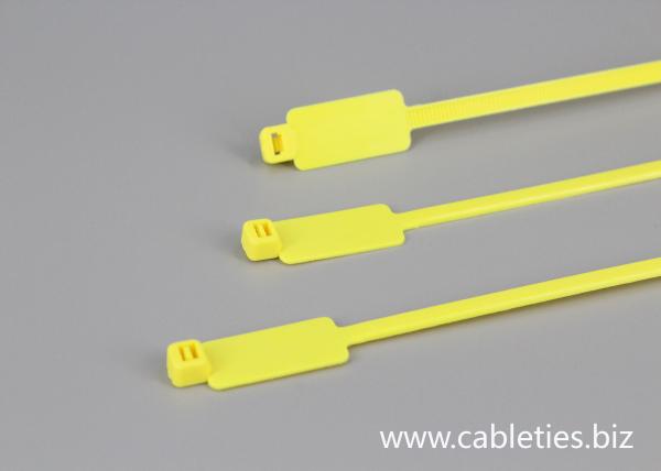 DEMOELE 4.6*200mm Blue red green yellow colorful custom all lifting numbered marker cable ties with print logo or number