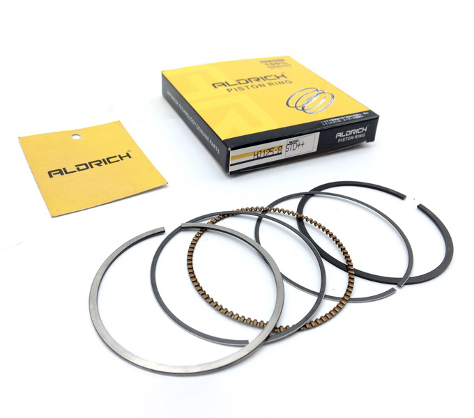 HJ125 Piston Ring 8 STD++ Alloy Aluminum Motorcycle Cylinder Gasket Assembly