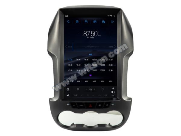 12.1 Screen Tesla Vertical Android Screen For Ford Ranger 2011-2014 Car Multimedia Stereo GPS Carplay Player