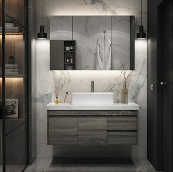 стена 40cm 1200mm установила современные тщеты шкафов Bathroom