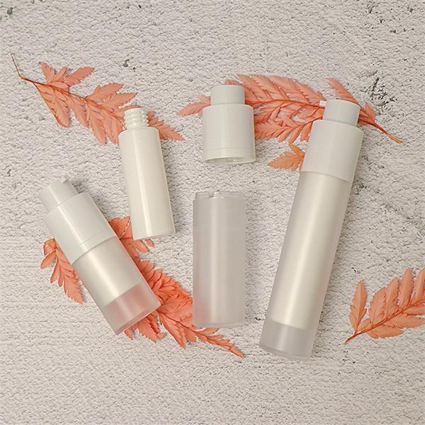 Pintura elétrica de empacotamento cosmética giratória de Matte White Plastic Airless Pump