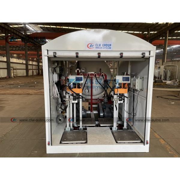 10cbm 10m3 Usina de Gás GLP Estação de Reabastecimento de Tanque de Gás GLP com Dispensadores