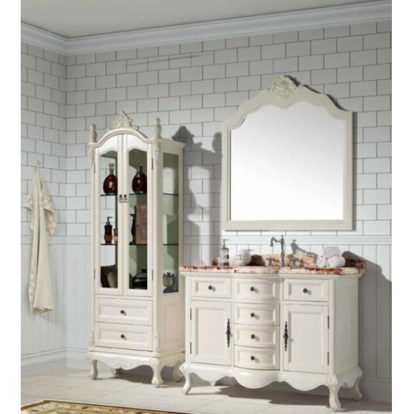 600mm 48 Inch Contemporary Corner Solid Wood Bathroom Vanity  Cabinet