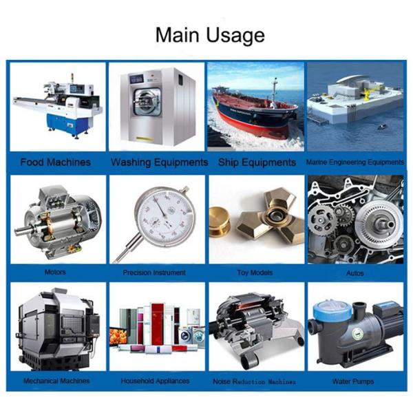 6202 2ZZ Deep Groove Ball Bearings Double Shielded Chrome Steel Bearings