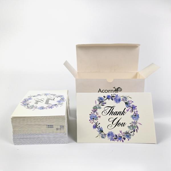 Услуга по печати книг с логотипами. Благодарственные открытки идеально подходят для свадеб и дней рождения.