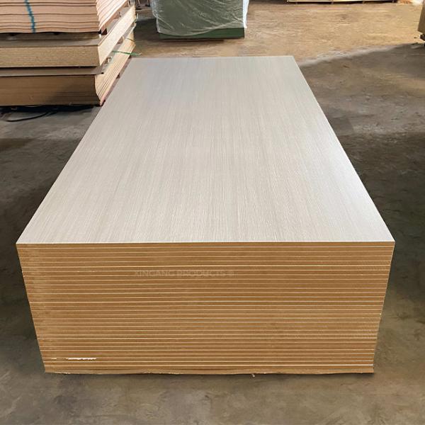 Xingang Melamine Faced MDF Board Deep Embossed Sync Grain Series 1220x2440mm Custom Length
