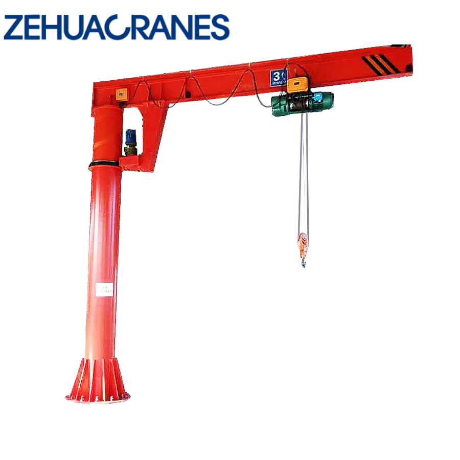 Zehua 360-Degree Rotation Cantilever Crane Motor-Driven Jib Crane with Customizable Capacity and Lifting Height
