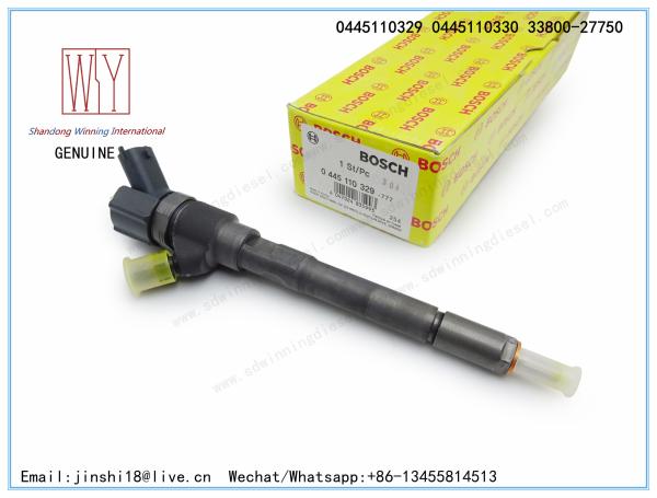 BOSCH GENUINE AND BRAND NEW DIESEL FUEL INJECTOR 0445110329 0445110330 33800-27750 FOR HYUNDAI SANTA FE D-ENGINE,VGT 2.2