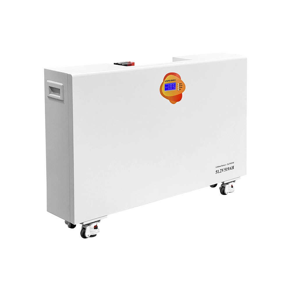 26kWh Movable Industrial LiFePO4 Battery Pack 51.2V 10kW High Load Power Vault