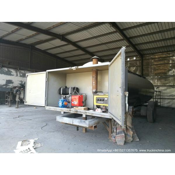 9m3 Hot Asphalt Tank for Tanker Lorry Upper Body WITH BALTUR DIESEL OIL BURNER  GEAR PUMP WhsApp:+8615271357675