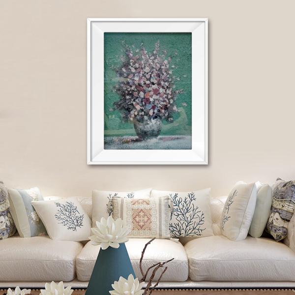 Hand Painted Flowers Canvas Painting Mural Oil Painting for Home Living Room Home Interior Decor