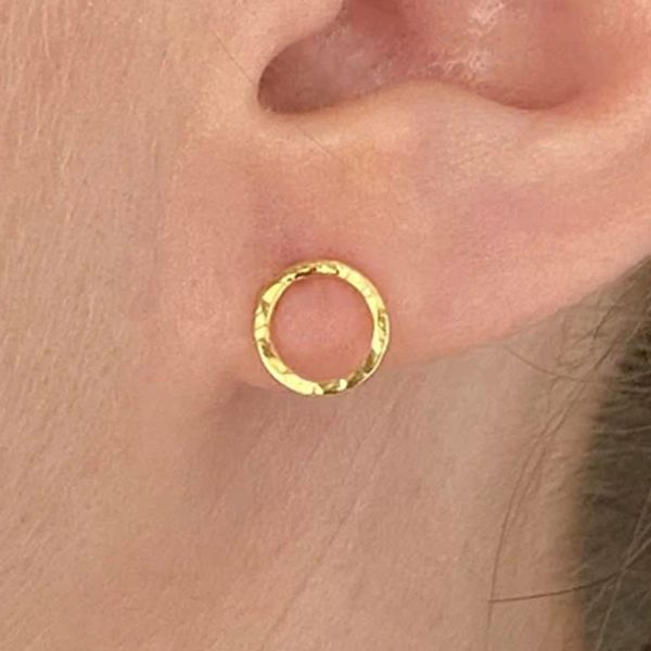 Luxury Fashion Solid Pure Real Dubai 24k Gold Hoop Earrings Jewelry Ladies Female Bridal Engagement Wedding Earrings
