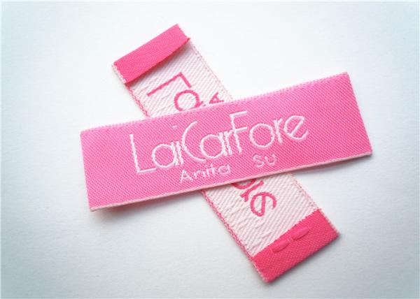 Clothing sew in garment labels fabric woven lable customized lable