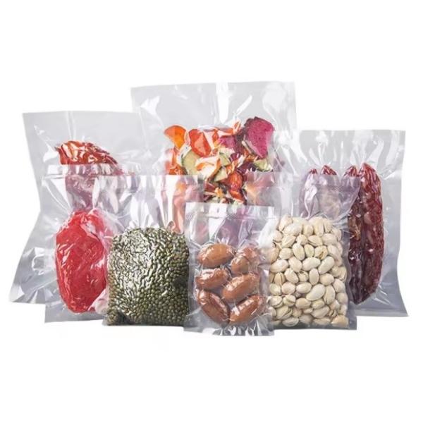 Saco de armazenamento de plástico selado em relevo de vácuo três lados selado saco de vácuo de alimentos textura saco de vácuo em relevo