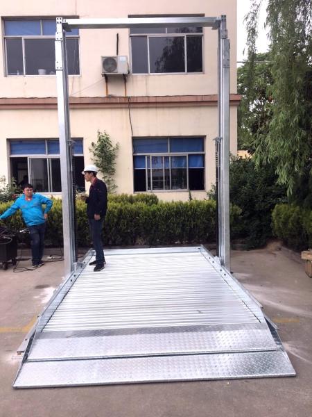 Two Post Triple Parking Lift Double and Triple Parking System Platforms