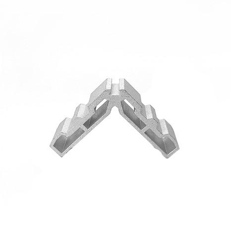 Connexion commune de coin de fenêtre de profil en aluminium personnalisé