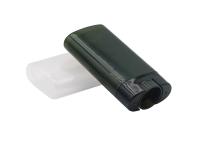 15g escuro - recipiente plástico pequeno da vara de desodorizante de Moq do recipiente oval verde da vara de desodorizante
