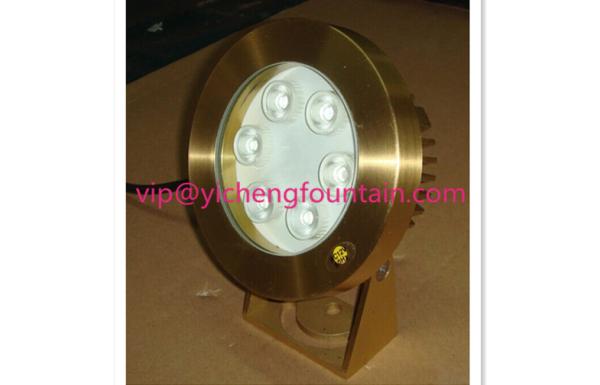 Fully Brass Underwater Fountain Lights 196mm Height 139mm Diameter Of Different Lighting Angles