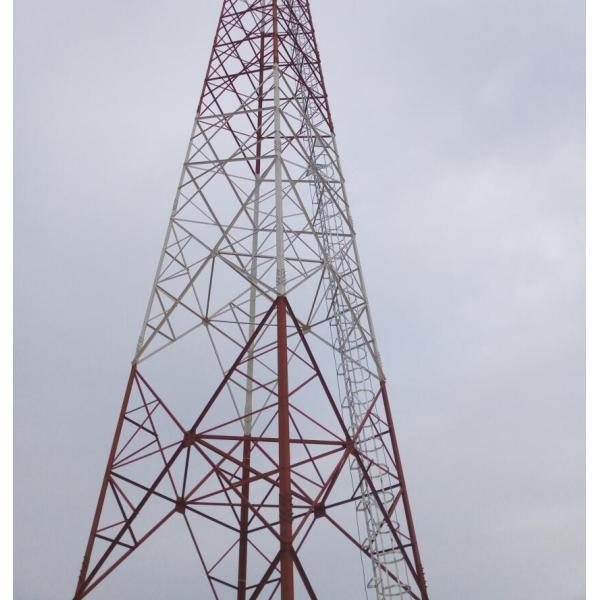 Da torre de aço clara da telecomunicação da aviação telhado alto