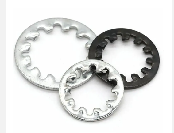 Carbon Steel 4.8 8.8 Galvanized Serrated Lock Washer With Internal Teeth Din 6797